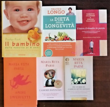 Lotto 6 libri psicologia medicina puericultura PARSI LONGO LEACH come nuovi