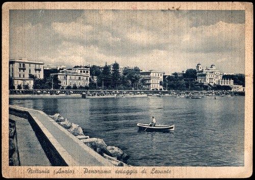 Cartolina epoca nettunia - cartolina,