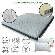 Materasso 800 molle con 5 cm Memory 7 zone +1 cuscino in omaggio - VEGA MEMORY