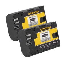 2x Batteria Patona LP-E6 per