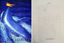 TURCHIARO Aldo (Celico 1929), L'Arca di Turchiaro. Dedica con disegno e firma