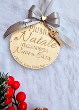 pallina natale legno