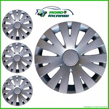 SERIE 4 BORCHIE - 4 COPRICERCHI COPPE RUOTA 15 PER CITROEN C4 PICASSO TIPO B