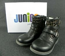 Stivali da bambina NERO GIARDINI stivaletti in vera pelle decori dorati scarpe