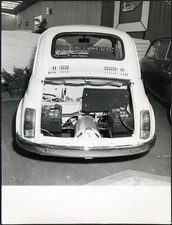 Foto vintage Salone Auto Torino 1960 Fiat 500 Ft 36449 - Stampa 21x27 cm
