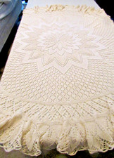 Tovaglia coperta pizzo tondo