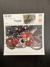 CARTE FICHE MOTO collection