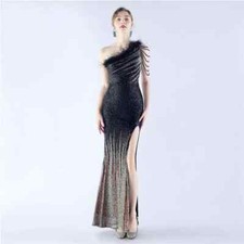 Vestito Abito Elegante Lungo