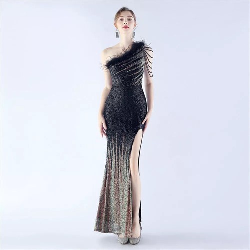Vestito abito elegante - elegante, lungo