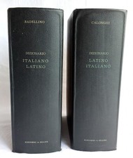 ✅ Badellino Dizionario Latino-Italiano Rosenberg&Sellier, 2 Volumi