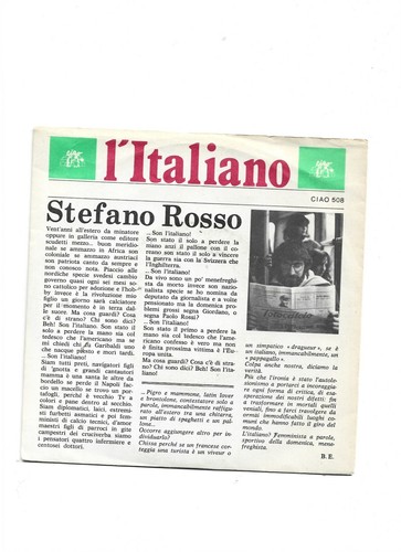 Stefano rosso disco 45 giri - stefano,