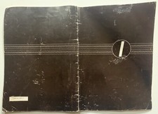 vintage MANUALE SINGER 1980