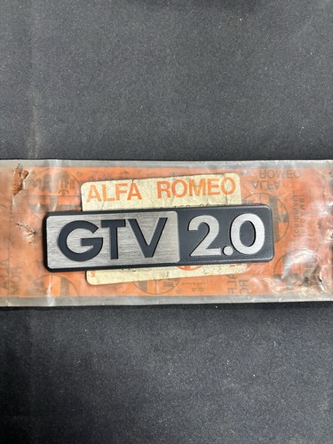 Scritta stemma alfetta - alfetta, "gtv