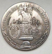 WW2 Conquista della Crimea 1941-1942 medaglia da tavolo militare tedesca