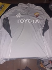 Felpa As Roma Indossata Da