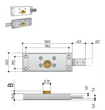 COPPIA SET SERRATURE DOPPIA