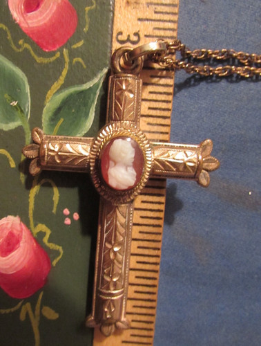 Collana antica croce religiosa - croce,