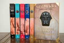 Lotto - Christian Jacq: Saga "Romanzo di Ramses" + Il Faraone Nero - Mondadori