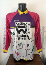 maglia ADMIRA WACKER WIEN 90's BASRY MATCH WORN SHIRT #1 trikot AUSTRIA RARE