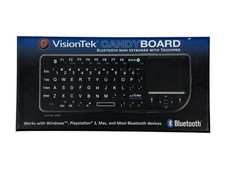 Mini tastiera VisionTek CandyBoard BlueTooth modello VT2012 Windows PS3 Mac