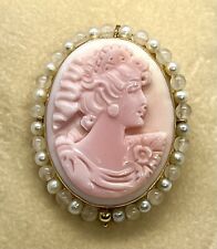 Cammeo In Conchiglia Rosa 35