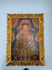 Madonna con bambino. Olio su tela