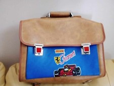 CARTELLA SCUOLA  ANNI 80 Con due tracolline e manico per il trasporto NUOVIS.