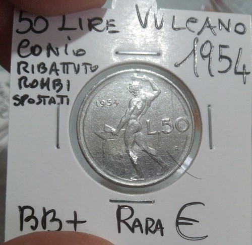 Lire vulcano 1954 - 1954, bb+conio