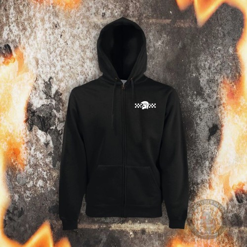 Hooded zipper trojan 2tone - trojan,