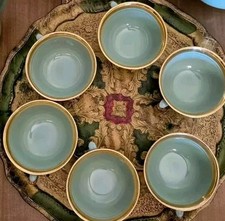 SERVIZIO DA the/caffè CERAMICA BELLAGIO TAZZINE + Zuccheriera+ Lattiera