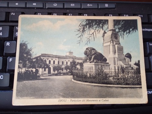 Cartolina eboli salerno - eboli,
