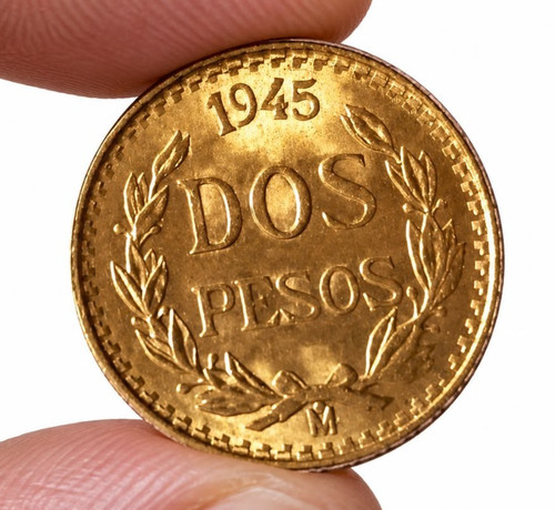 Dos pesos 1945 - messico, in