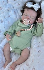 Bambola neonato in silicone per tutto il corpo di lusso - ultra realistica - pesata - pesante 