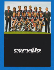 CYCLISME carte Equipe cycliste