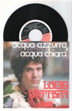 LUCIO BATTISTI=45.GIRI=ACQUA AZZURRA ACQUA CHIARE=DIECI RAGAZZE=1969-CANTAUTORE