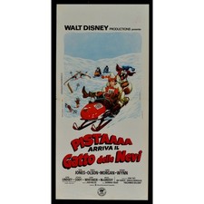 locandina PISTA ARRIVA IL GATTO DELLE NEVI walt disney dean jones morgan B167