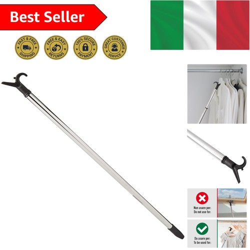 Asta appendiabiti cromato - asta, in
