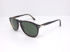 Persol 9649S 24/31 52 Havana w/Green Lenses Men Sunglasses