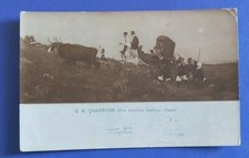1922 G.B. Quadrone - una vecchia berlina trainata dai bovi...