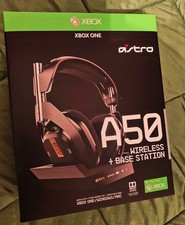 Cuffie Gaming Wireless Astro A50 con Base Ricarica Microfono, manca Cavo Ottico 