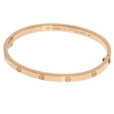 CARTIER LOVE Bracciali SM #15 Bracciale K18 Oro Rosa Donna [Usato]