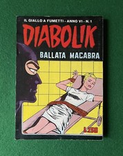 Diabolik VI anno numero 1 da