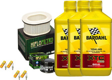 TAGLIANDO YAMAHA  FZS FAZER 600 1998/2003 BARDAHL 10W40FILTRO OLIO ARIA CANDELE 