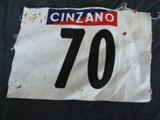 Pettorina numero 70 Cinzano