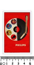 RECENTE CALAMITA  giradischi immagine pubblicità philips 45 33 giri mangiadischi