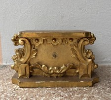 Base In Legno Dorato Da