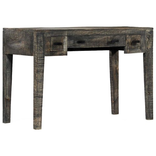 Scrivania nera vintage legno - scrivania,