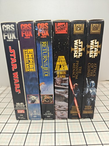 Star wars vhs lot - star, new