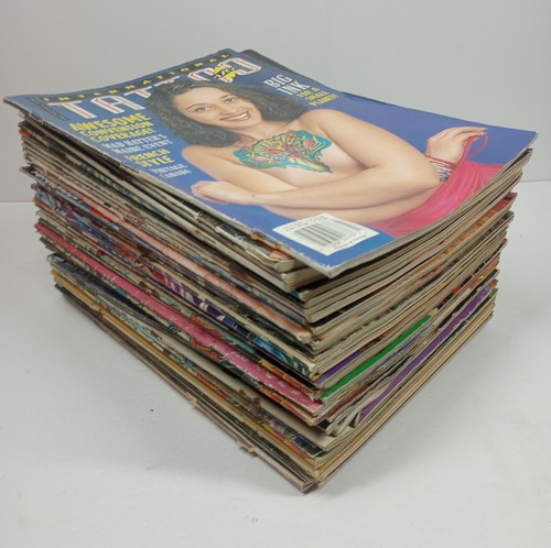 Huge tattoo magazines lot - *huge*,