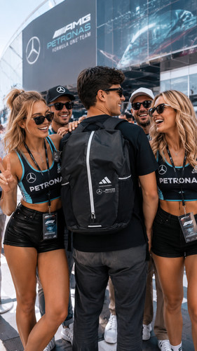Zaino adidas mercedes - mercedes, amg